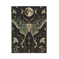 Velveteen Plush Blanket - Mystic Luna Moth